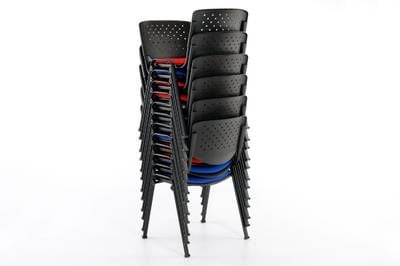 Hochwertige Iso Stühle mit Lochrücken